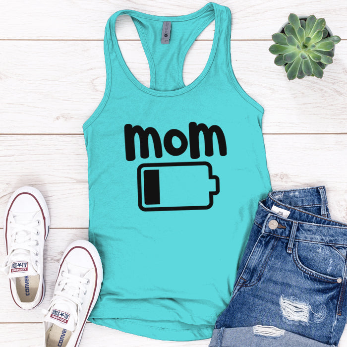 Mom Low Battery Premium Tank Top