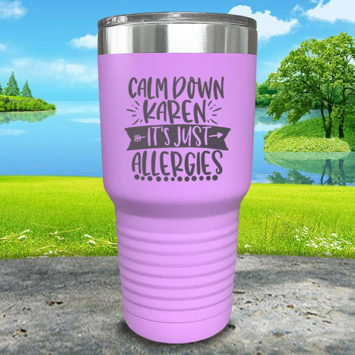 Calm Down Karen Engraved Tumbler