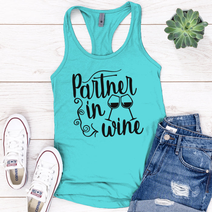 Partner In Wine Premium Tank Top