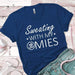 Omies Premium Tees T-Shirts CustomCat Royal X-Small 