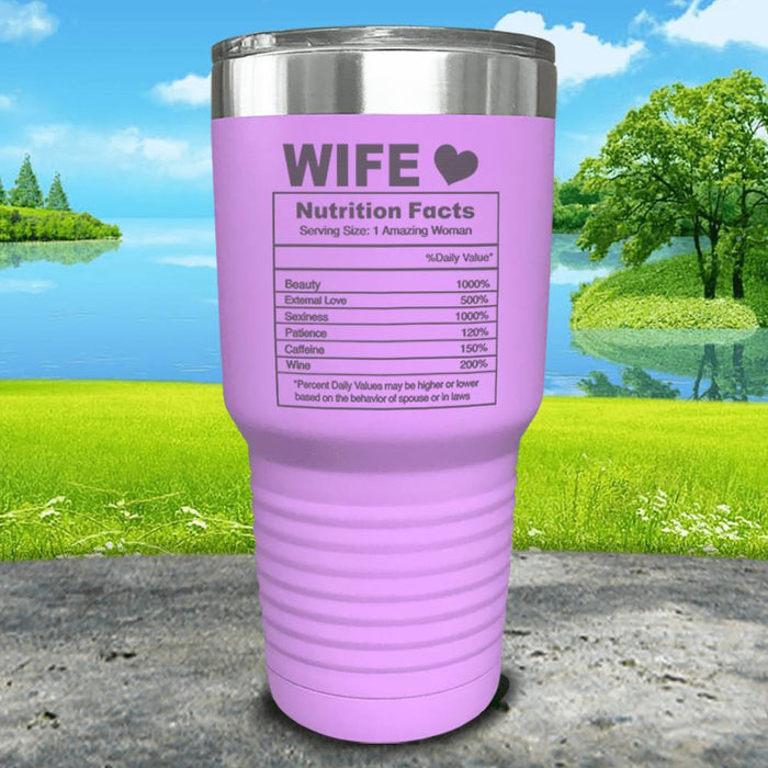 Nutrition Facts Engraved Tumbler