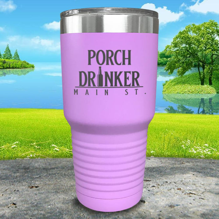 Porch Drinker Personalized Engraved Tumbler