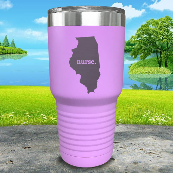 Nurse Illinois Premium Laser Engraved Tumbler