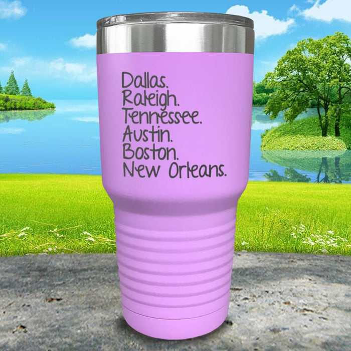 Dallas Raleigh Tennessee Engraved Tumbler