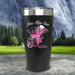 Love Hope Cure Breast Cancer Color Printed Tumblers Tumbler ZLAZER 20oz Tumbler Black 