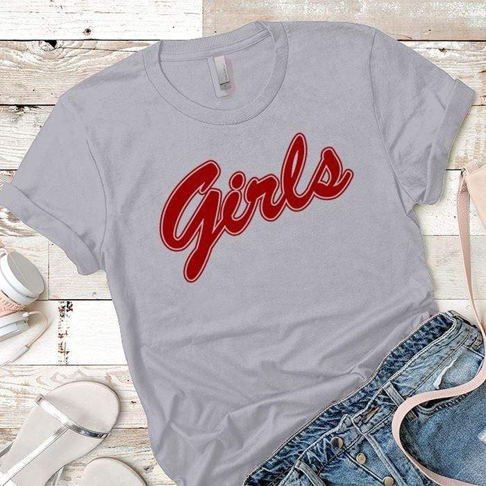 Famous Girls Premium Tees T-Shirts CustomCat X-Small Maroon 