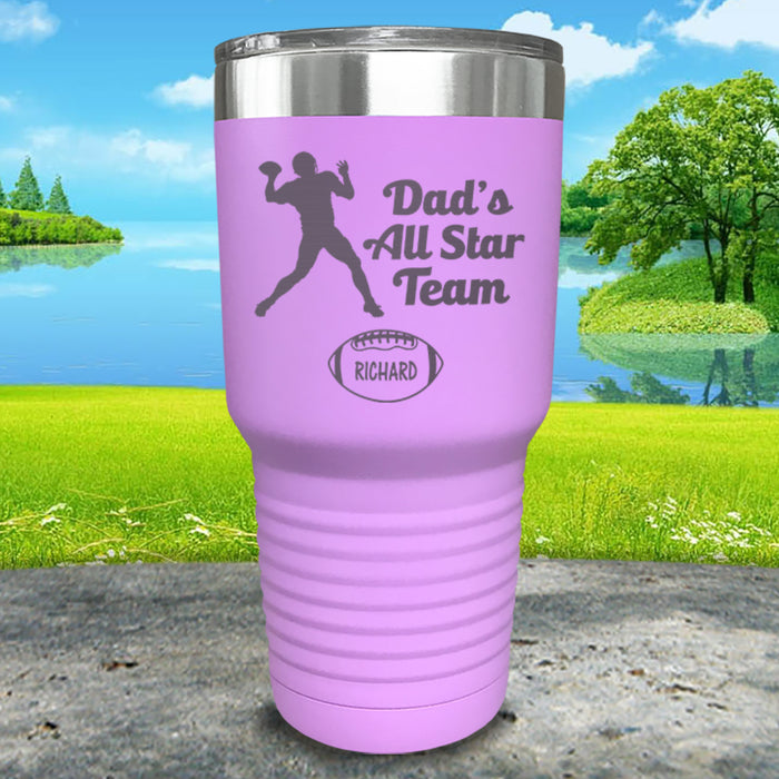 Football Dad's All Star Team CUSTOM Engraved Tumbler