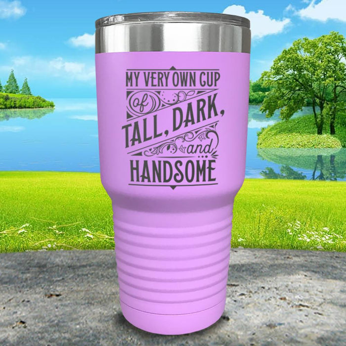 Tall Dark And Handsome Engraved Tumbler