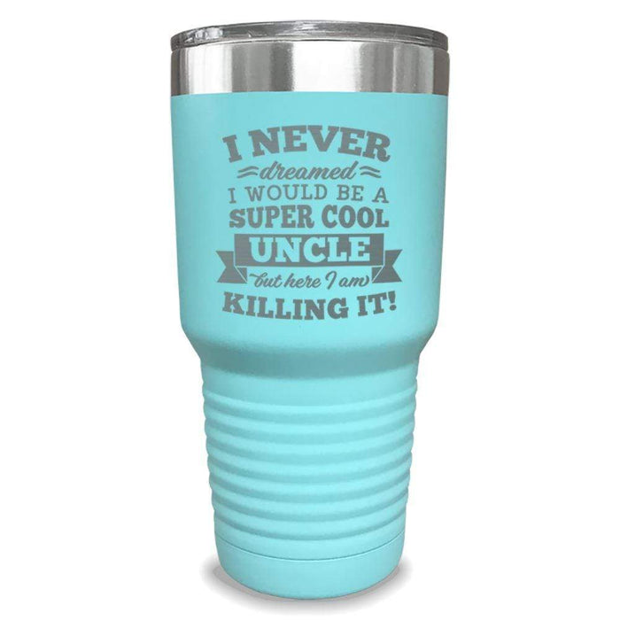 Super Cool Uncle Engraved Tumbler Engraved Tumbler ZLAZER 30oz Tumbler Mint 