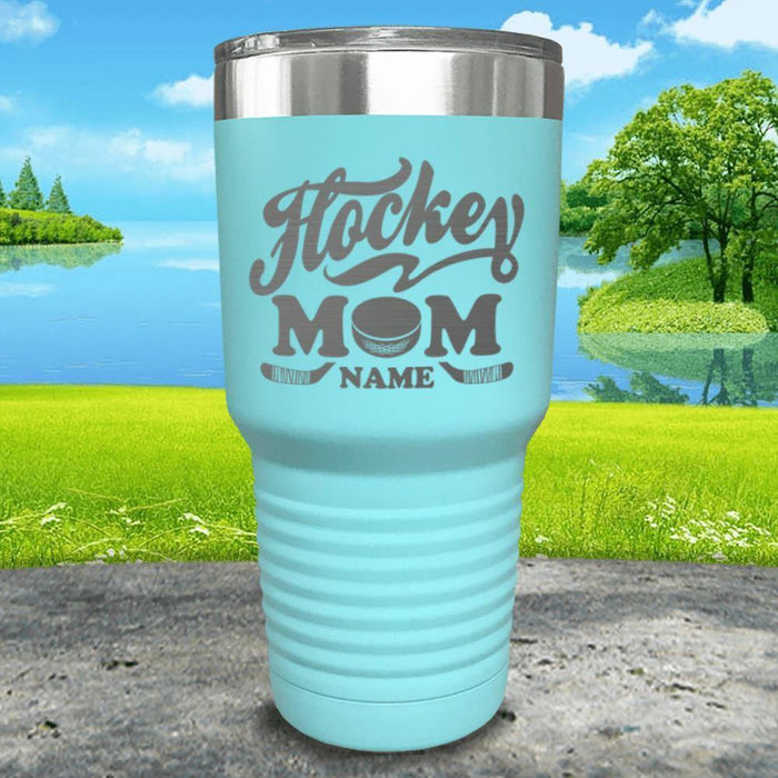 Hockey Mom (CUSTOM) Engraved Tumblers Tumbler ZLAZER 30oz Tumbler Mint 