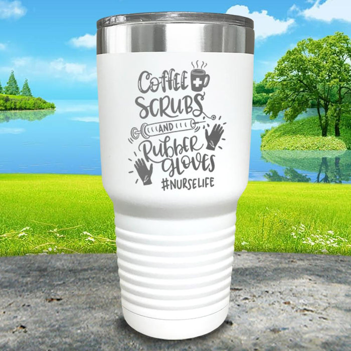 Coffee Scrubs Engraved Tumbler