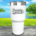 Daddy Est (CUSTOM) Engraved Tumbler Tumbler ZLAZER 30oz Tumbler White 