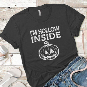 Hollow Inside Premium Tees T-Shirts CustomCat Heavy Metal X-Small 
