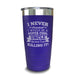 Super Cool Uncle Engraved Tumbler Engraved Tumbler ZLAZER 20oz Tumbler Royal Purple 