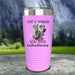 A Woman Who Loves Golden Retriever Color Printed Tumblers Tumbler Nocturnal Coatings 20oz Tumbler Lavender 