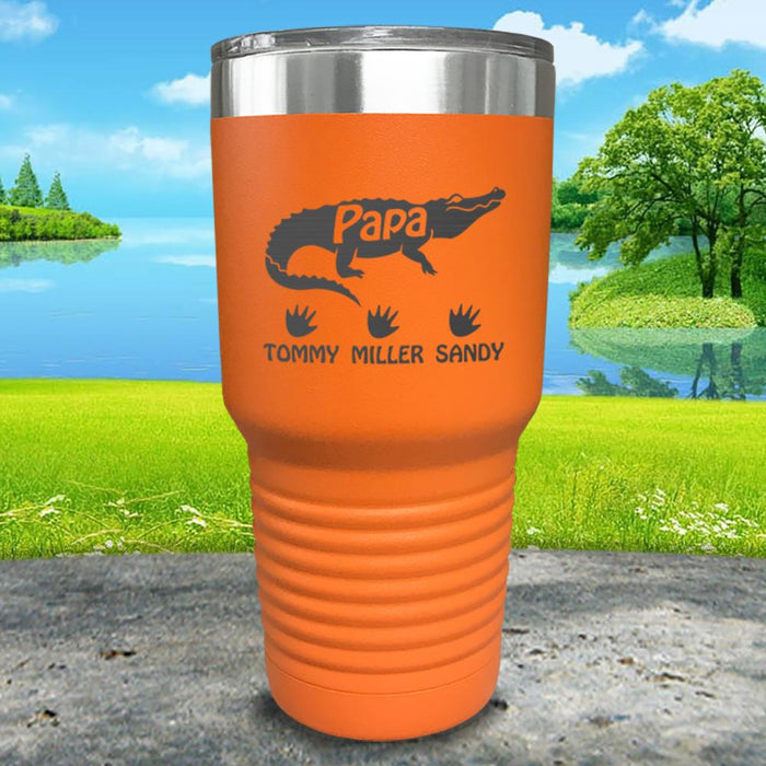 Papa Gator CUSTOM Dates Engraved Tumblers