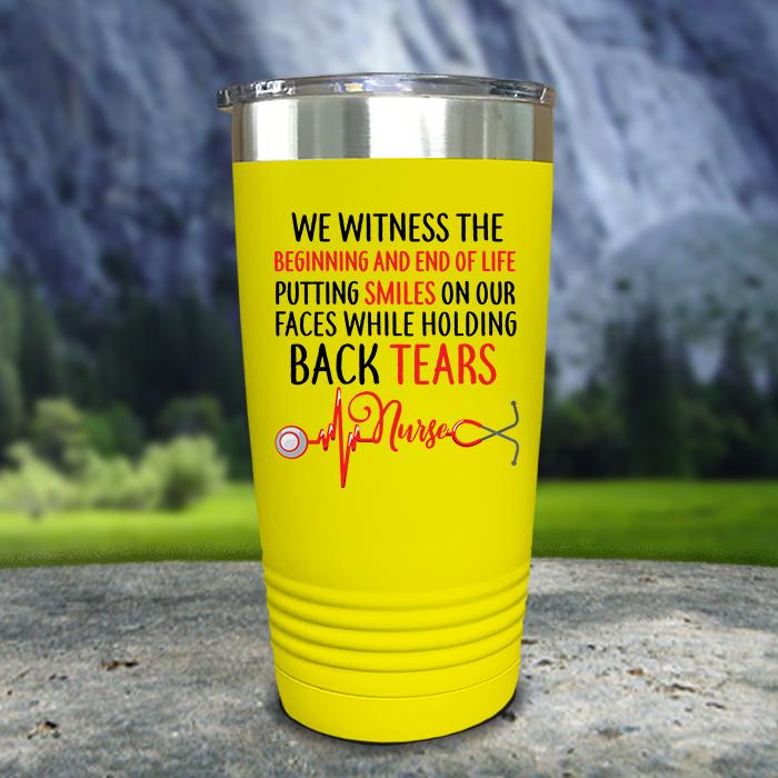 Nurse Witness Beginning & End Color Printed Tumblers