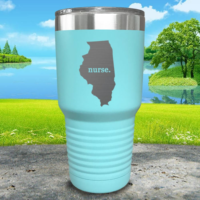 Nurse Illinois Premium Laser Engraved Tumbler