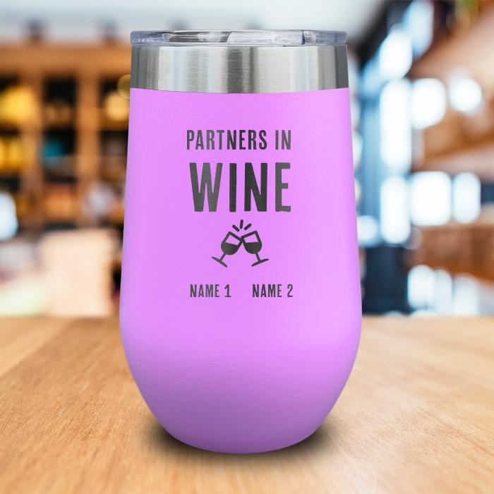 Partners In Wine Personalized Engraved Wine Tumbler