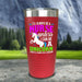 Nurse Unicorn Color Printed Tumblers Tumbler ZLAZER 20oz Tumbler Red 