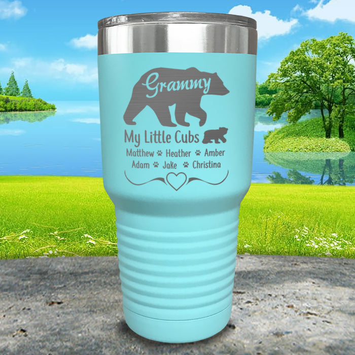 Grandparents Bear (CUSTOM) With Names Engraved Tumblers