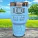 Dad Established CUSTOM Dates Engraved Tumblers Tumbler ZLAZER 30oz Tumbler Light Blue 