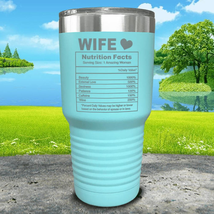 Nutrition Facts Engraved Tumbler