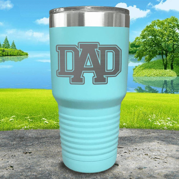 Dad Engraved Tumbler Tumbler ZLAZER 30oz Tumbler Mint 