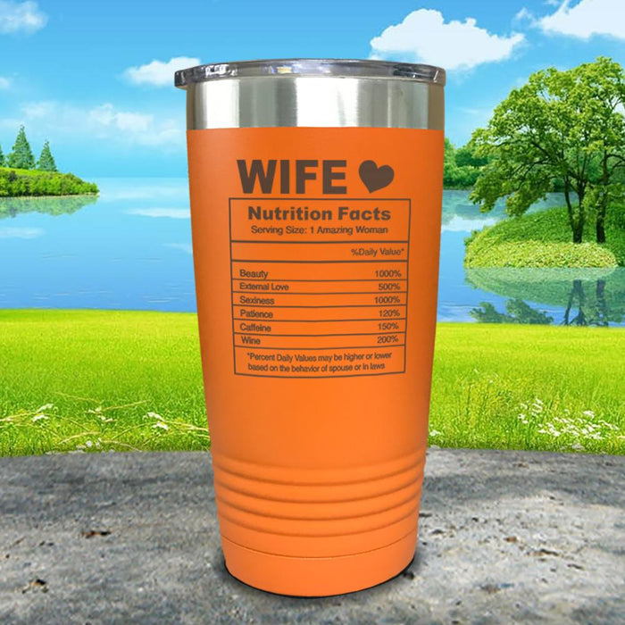 Nutrition Facts Engraved Tumbler