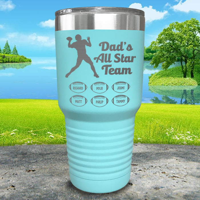 Football Dad's All Star Team CUSTOM Engraved Tumbler