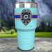 Personalized Police FULL Wrap Color Printed Tumblers Tumbler ZLAZER 30oz Tumbler Mint 