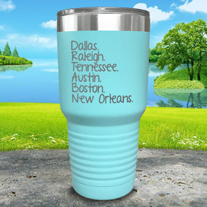 Dallas Raleigh Tennessee Engraved Tumbler