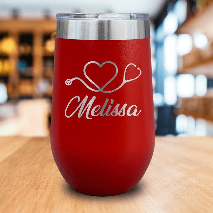 Nurse Love Engraved Wine Tumbler