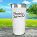 Daddy Est (CUSTOM) Engraved Tumbler Tumbler ZLAZER 20oz Tumbler White 