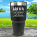 Mama The Woman Myth Legend Engraved Tumbler Tumbler ZLAZER 30oz Tumbler Black 