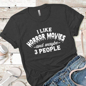 Horror Movies Premium Tees T-Shirts CustomCat Heavy Metal X-Small 