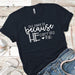 He Carries Me Premium Tees T-Shirts CustomCat Midnight Navy X-Small 