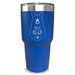 Uncle Bear Engraved Tumbler Engraved Tumbler ZLAZER 30oz Tumbler Lemon Blue 