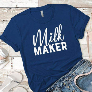 Milk Maker Premium Tees T-Shirts CustomCat Royal X-Small 