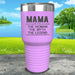 Mama The Woman Myth Legend Engraved Tumbler Tumbler ZLAZER 30oz Tumbler Lavender 