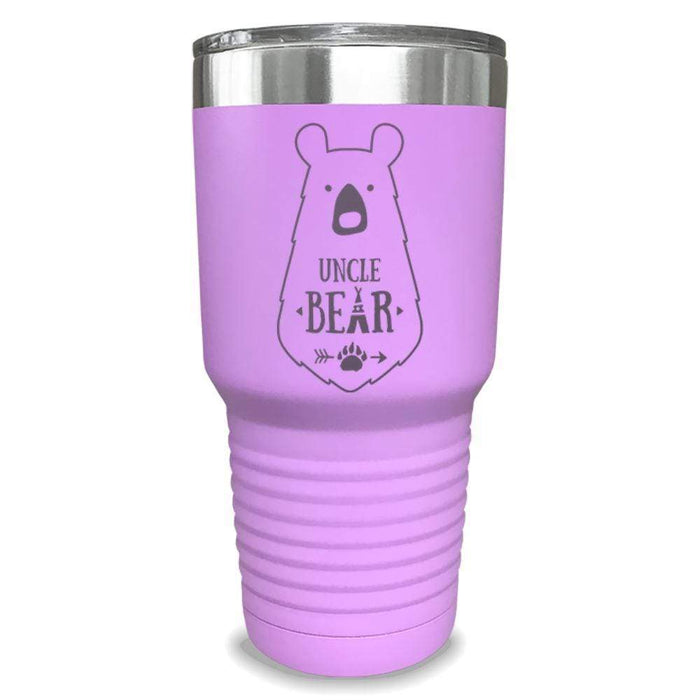 Uncle Bear Engraved Tumbler Engraved Tumbler ZLAZER 30oz Tumbler Lavender 