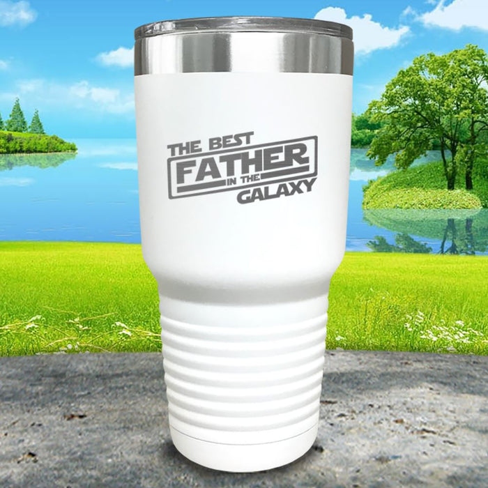 The Best Father In The Galaxy Engraved Tumbler