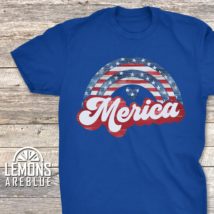 Merica Retro Premium Tees