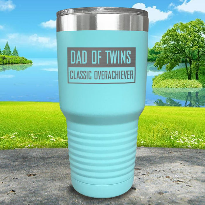 Dad Of Twins Engraved Tumbler