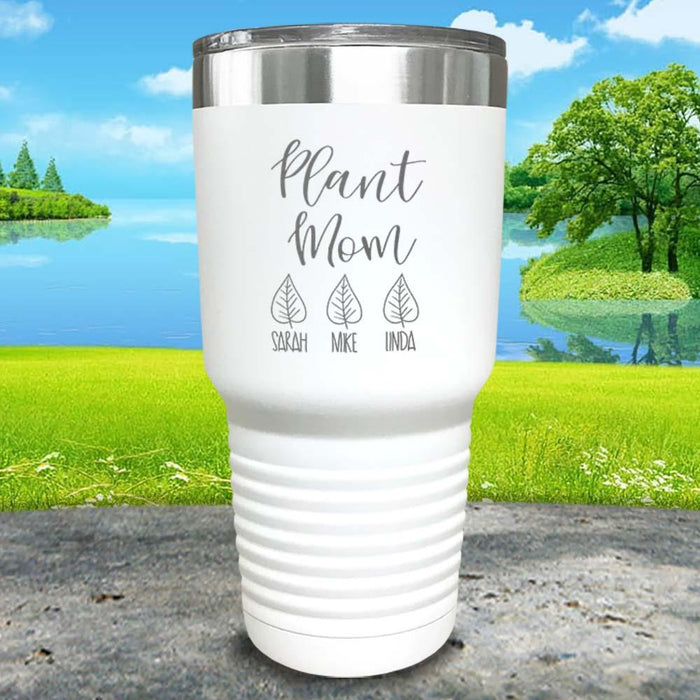 Personalized Plant Mom Engraved Tumbler