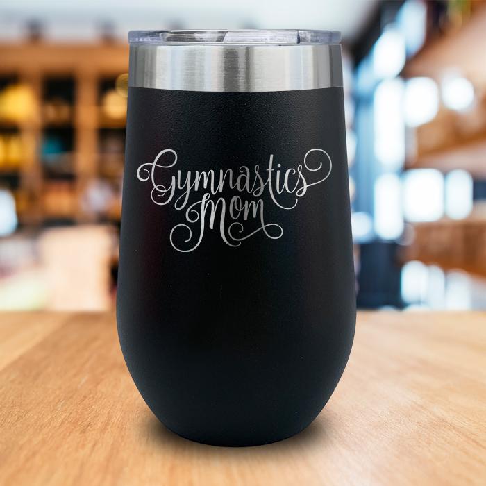 Gymnastics Mom Engraved Wine Tumbler