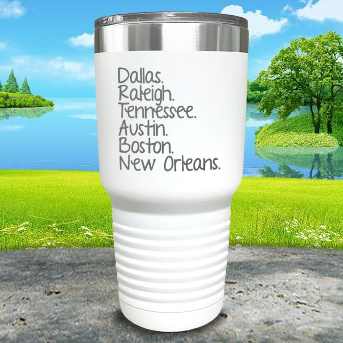 Dallas Raleigh Tennessee Engraved Tumbler