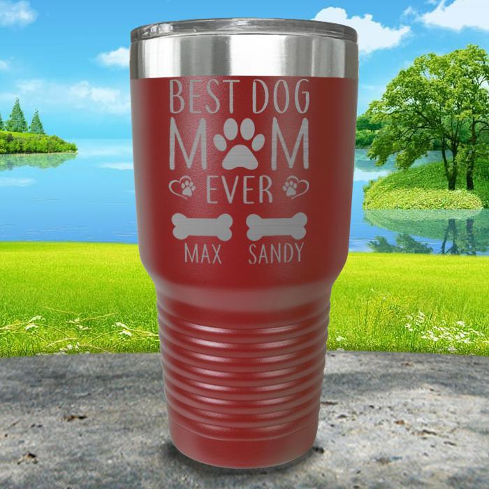 Personalized Best Dog Mom Premium Tumblers