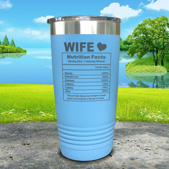 Nutrition Facts Engraved Tumbler