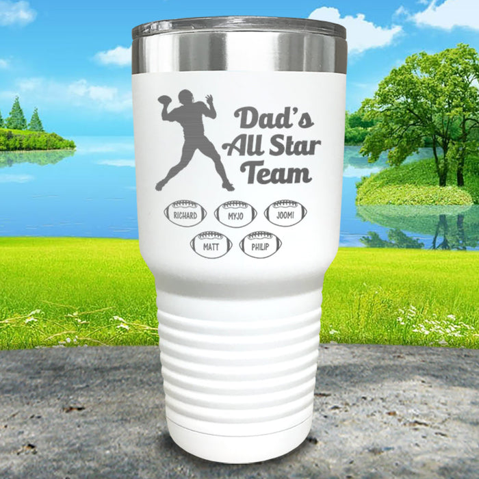 Football Dad's All Star Team CUSTOM Engraved Tumbler